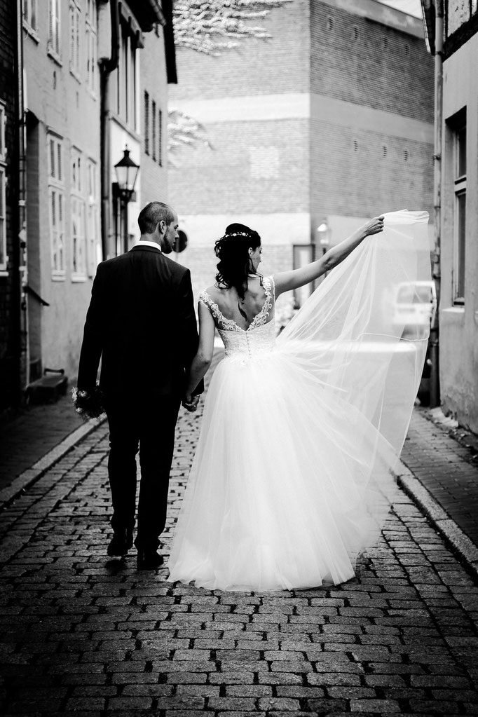 Brautpaar nach der Trauung