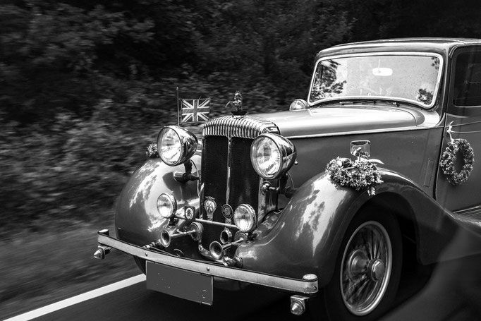 Oldtimer als Hochzeitsauto