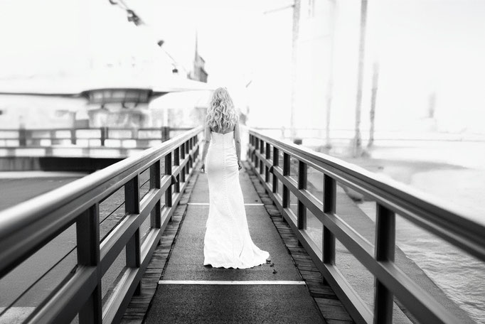 Braut beim first Look