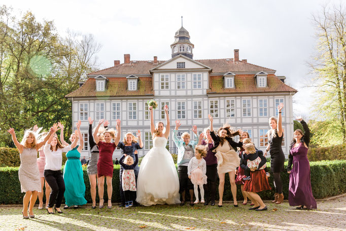 Hochzeit Karina & Christopher auf Schloß Lüdersburg Frauenfoto