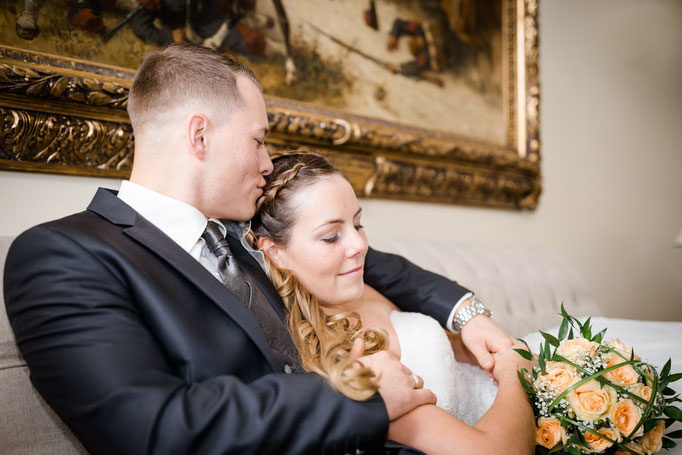 Hochzeit Karina & Christopher auf Schloß Lüdersburg Paarmoment