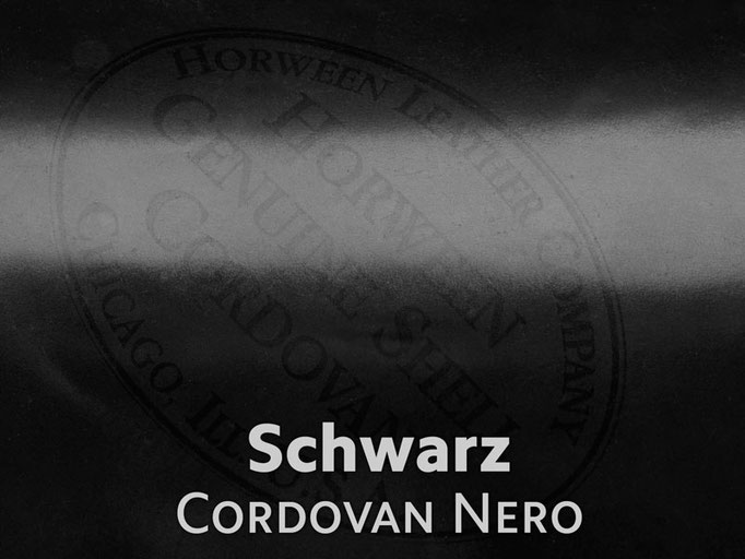 Cordovan (Pferdeleder) schwarz