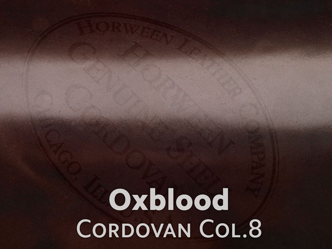 Cordovan (Pferdeleder) Oxblood #8