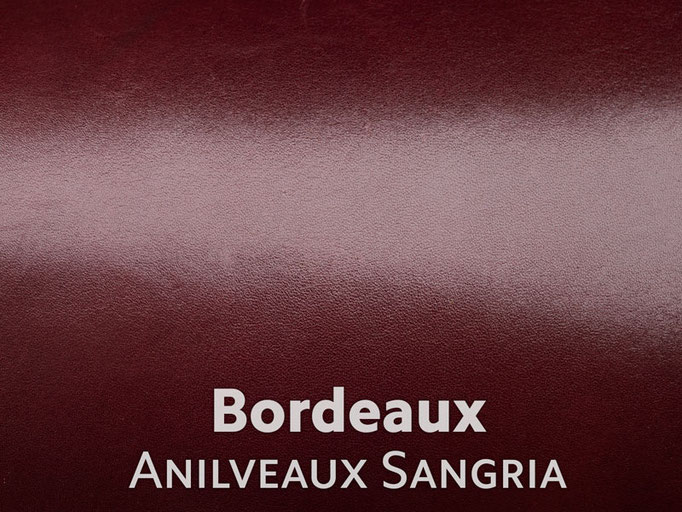 Boxcalf (Frenchcalf Anilin) bordeauxrot
