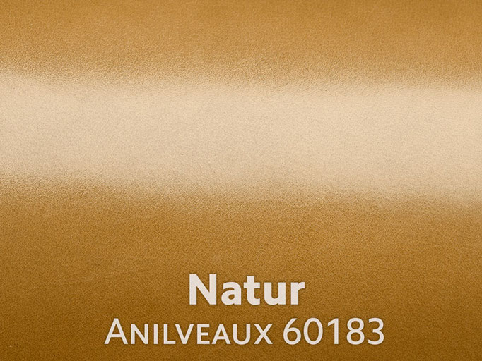 Boxcalf (Frenchcalf Anilin) naturfarben senfgelb