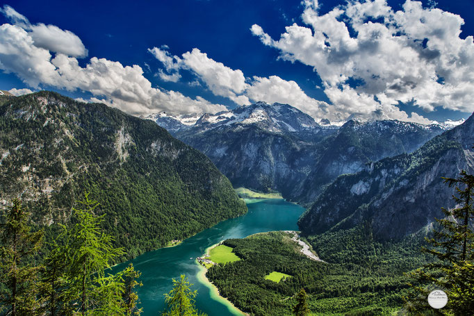 Bild: der Königsee, Bayern, Berchtesgardener Land, "a pearl of nature"; www.2u-pictureworld.de