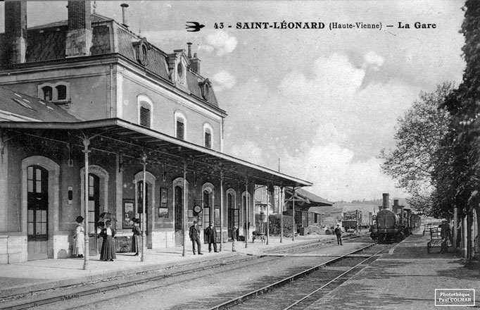 La gare autrefois (c) Paul COLMAR