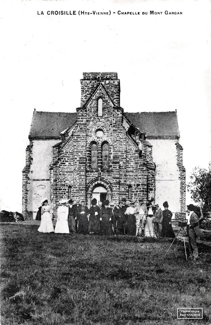 La chapelle avant sa ruine (début XXe siècle). (c) Paul COLMAR