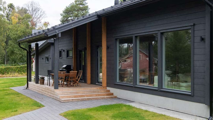 Einfamilienhaus aus Holz 