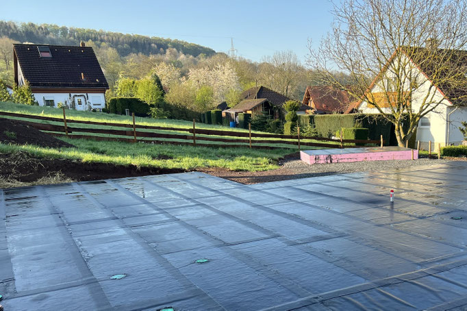 Bodenplatte  - Einfamilienhaus 