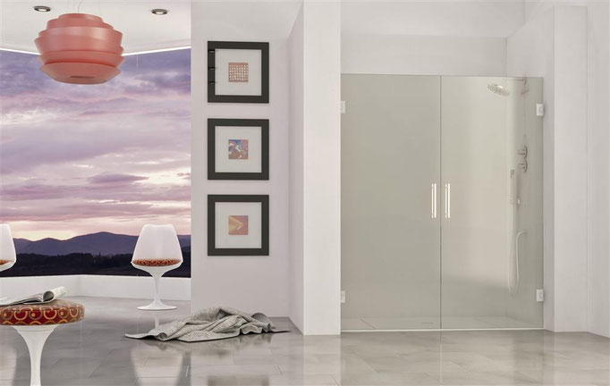 Mampara Glassinox  modelo Malta