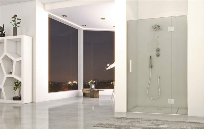 Mampara Glassinox modelo Menorca