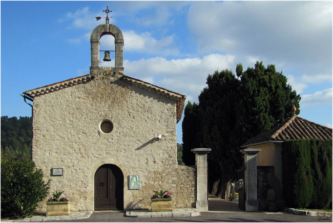 La Chapelle des Pénitents à l'entée du Cimetière