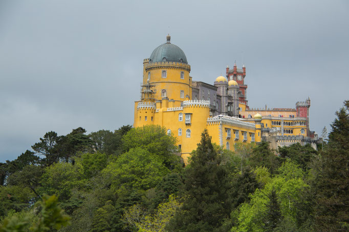 Ausstellungs # 45 Format60x40cm Titel: "Sintra: Palácio Nacional da Pena"