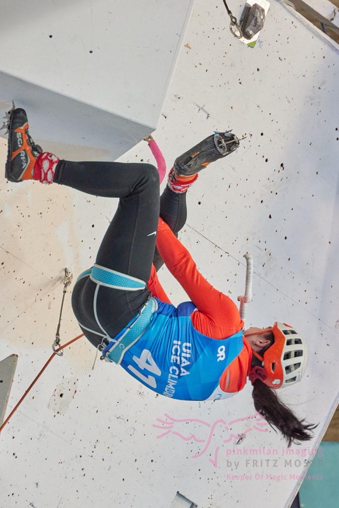 UIAA Ice Climbing Saas_Fee 2024, Smifinal Lead Women