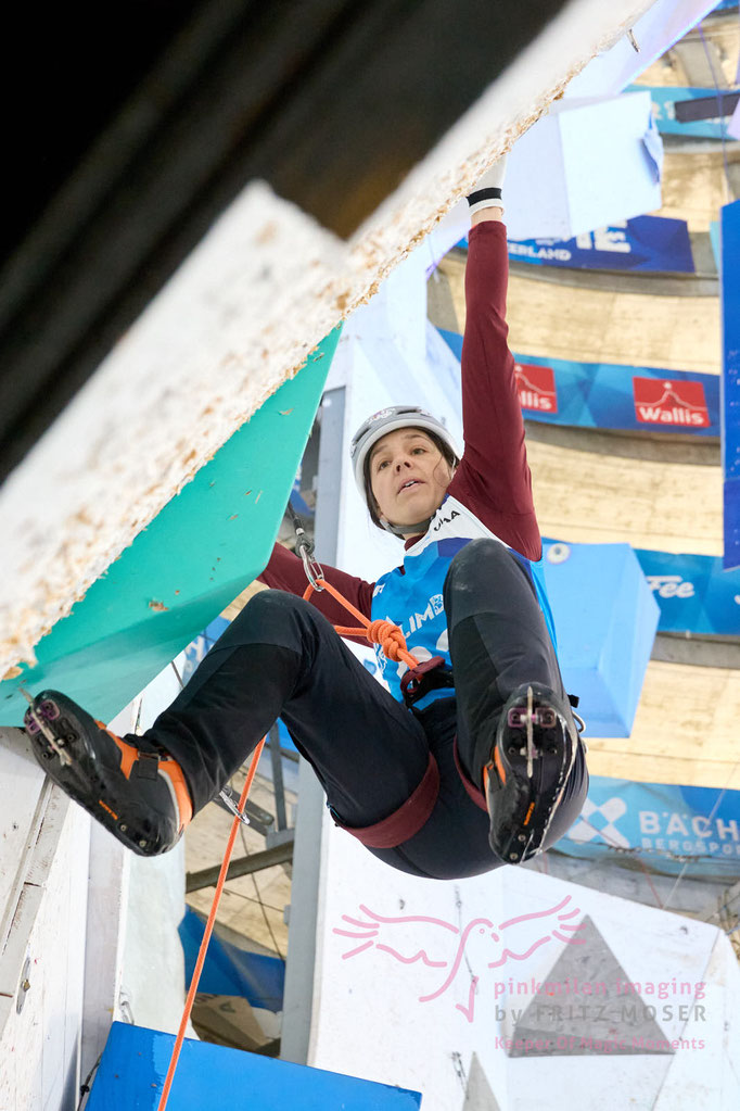 UIAA Ice Climbing Saas_Fee 2024, Smifinal Lead Women