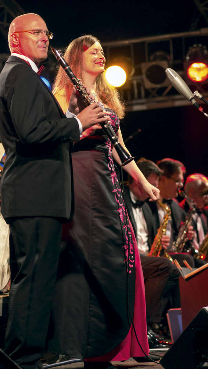 Anna Larsen und Engelbert Wrobel solo-clarinet