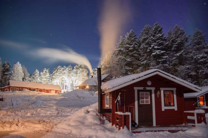  Blockhütte Lapplands Drag