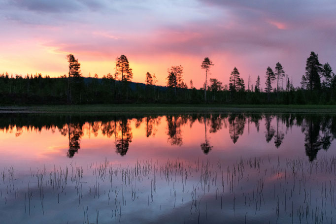 Stimmungsvolle Sonnenuntergänge sind garantiert