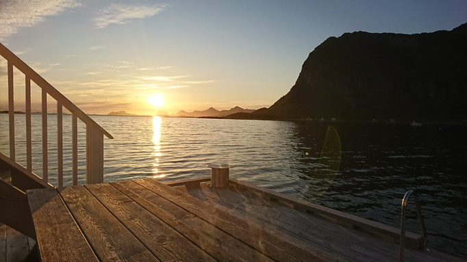 Ausblick Terrasse in Norwegen