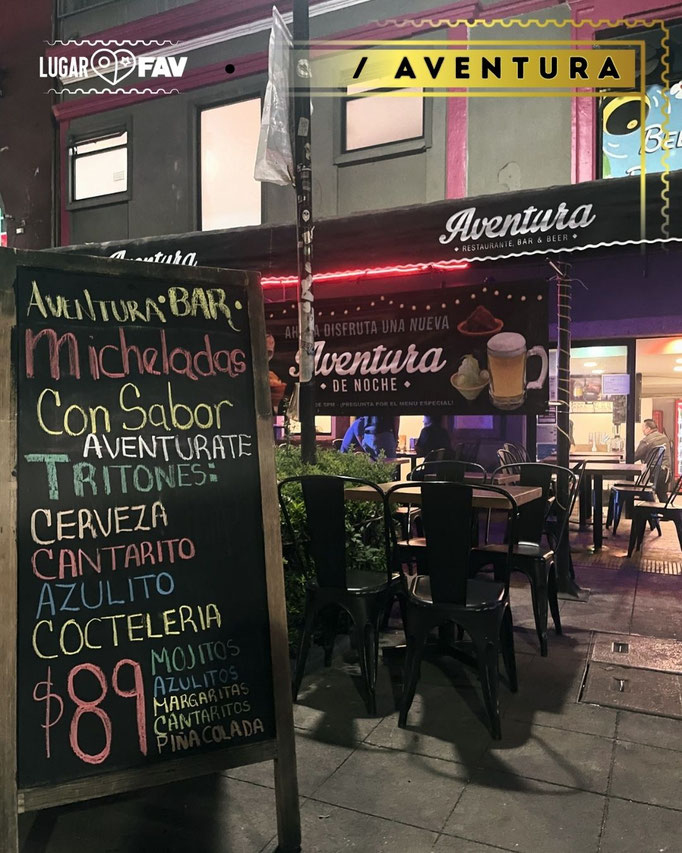 aventura, bares en cdmx, los mejores bares en zona rosa