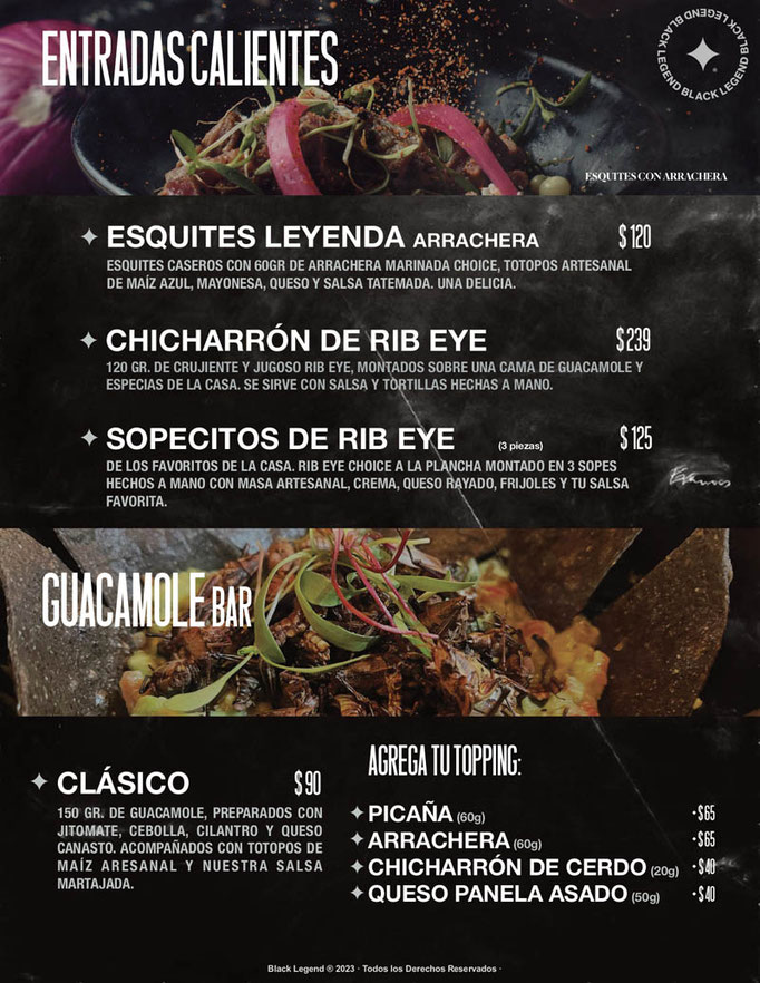 black legend menu, restaurantes de hamburguesas en cdmx, black legend restaurante