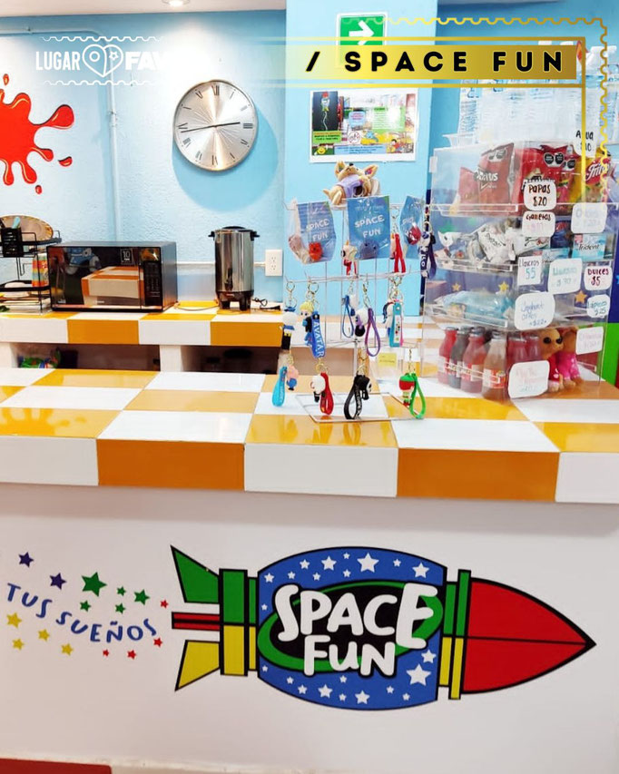 space fun, lugares para niños en cdmx, fiestas infantiles en cdmx