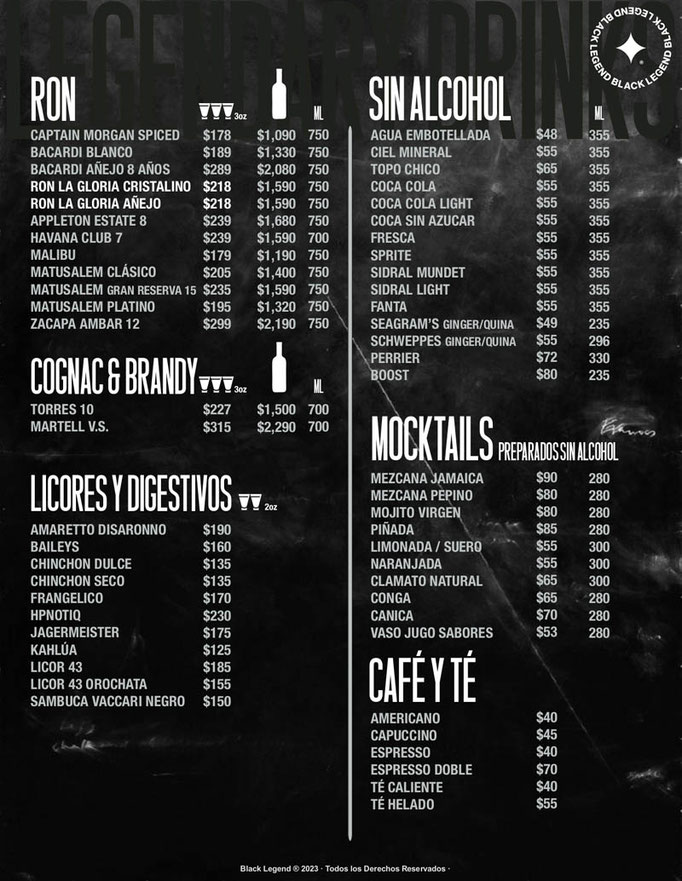 black legend menu, restaurantes de hamburguesas en cdmx, black legend restaurante