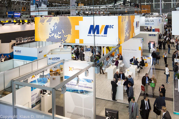 Messefotografie, MVTech Messeauftritt  auf der VISION, Messe Stuttgart