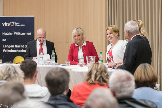 Franziska Giffey, 100 Jahre Volkshochschulen, Haar, Fotojournalist München