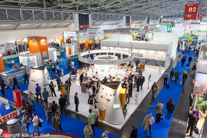 Messefotografie, Solarhybrid auf der Intersolar, Messe München