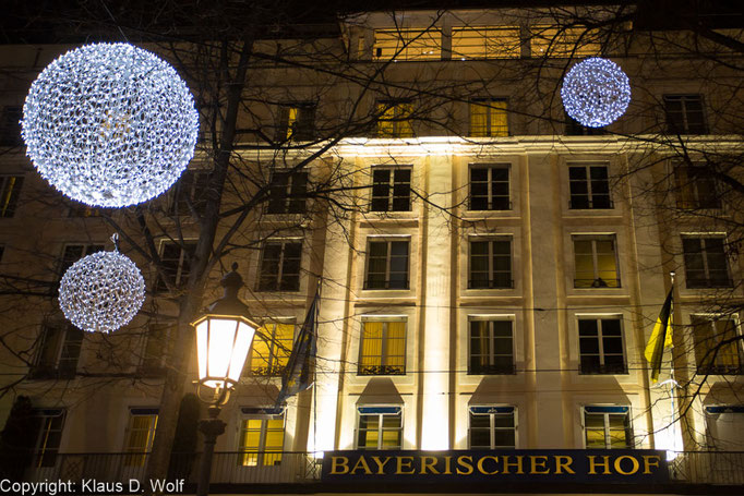 Hotel Bayerischer Hof, München. Location-Foto für eine Veranstaltungsreportage