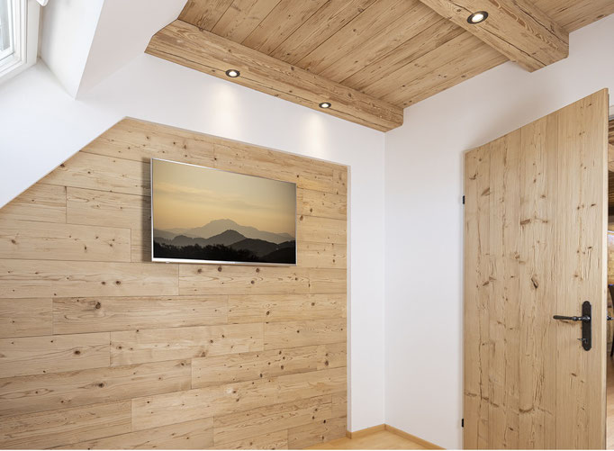 Wandverkleidung Vintage-Holz 