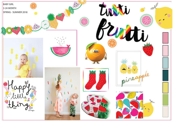 Ambiance collection Tutti Frutti