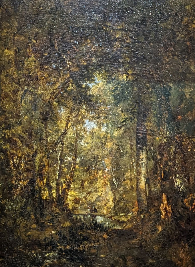 En forêt de Fontainebleau, 1830 (Hambourg, Kunsthalle).