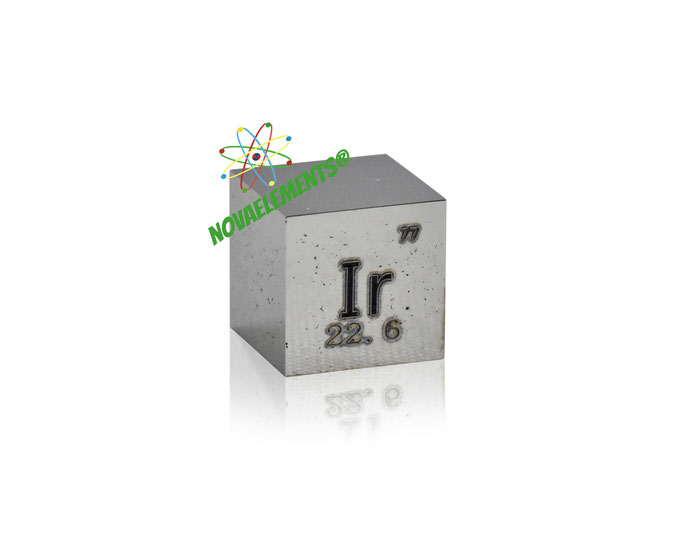 iridium density cube, iridium metal cube, iridium metal, nova elements iridium, iridium metal for element collection, iridium metal for investment, iridium cube, iridium ingot, iridium bar