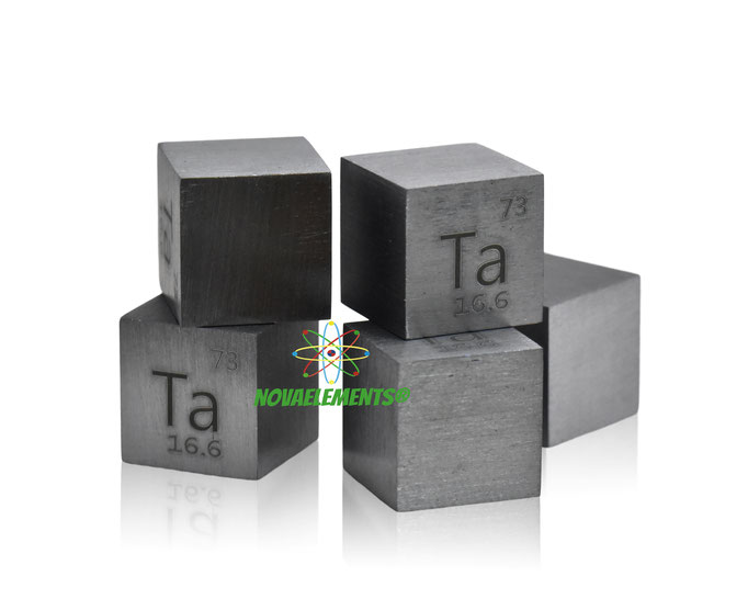 tantalum density cube, tantalum metal cube, tantalum metal, nova elements tantalum, tantalum metal for element collection, tantalum cubes, tantalum metal