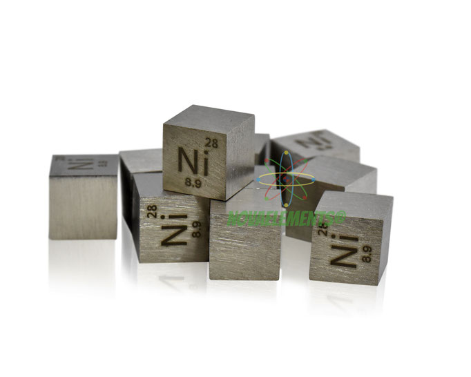 nickel density cube, nickel metal cube, nickel metal, nova elements nickel, nickel metal for element collection