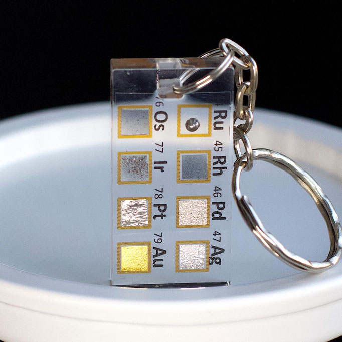 noble metals keychain, element keychain, metal keychains, periodic table elements keychain, periodic table gift, periodic table gadgets, elements gift