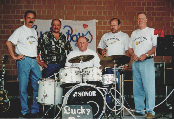 Comeback der Band am Kirmesmontag, 27. 7. 1998, Dorfplatz Mittelreidenbach