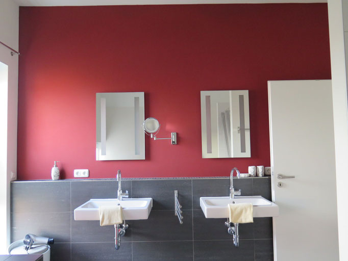 Badezimmer OG Blick _ Ferienhaus Heiligenhafen Ostsee