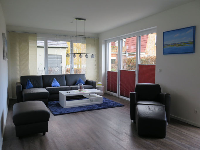 Wohnzimmer_Ferienhaus Heiligenhafen Ostsee