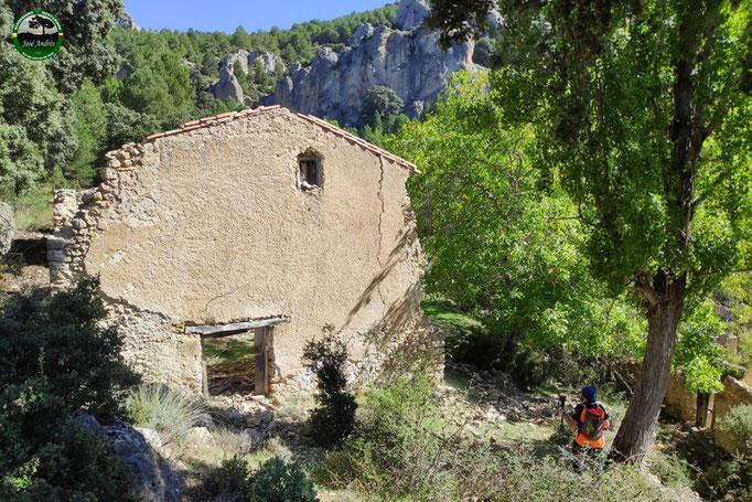 La casa de Ramón en Cañada Chica, la última en desalojarse de la aldea. 