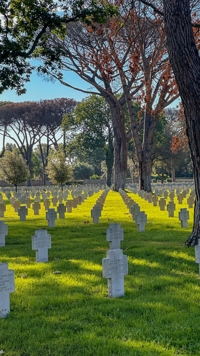 Soldiers of WW II, Pomezia, Italy