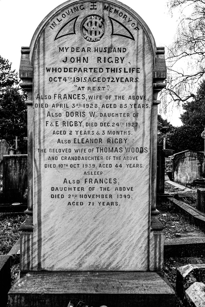 Eleanor Rigby´s Grave, St. Peter's Parish Church Woolton, Liverpool