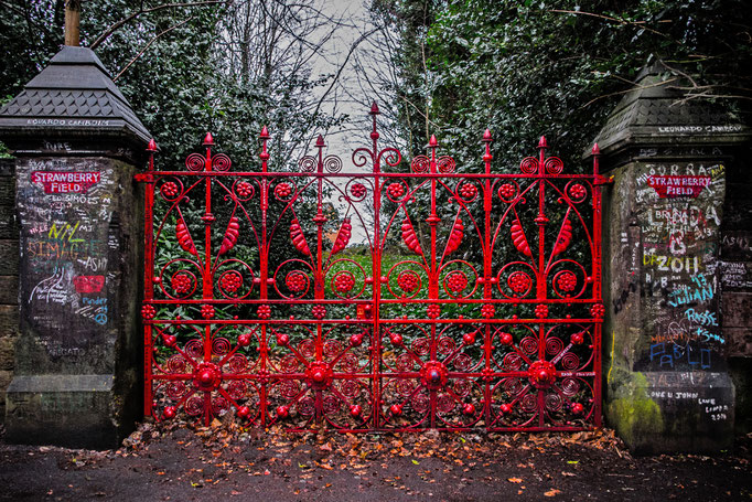 Straweberry Field Gate, Woolton, Liverpool