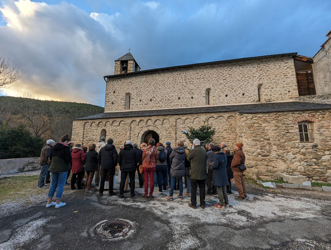 Visite guidée de l’église Sainte-Eulalie à Fuilla par Martine Boher