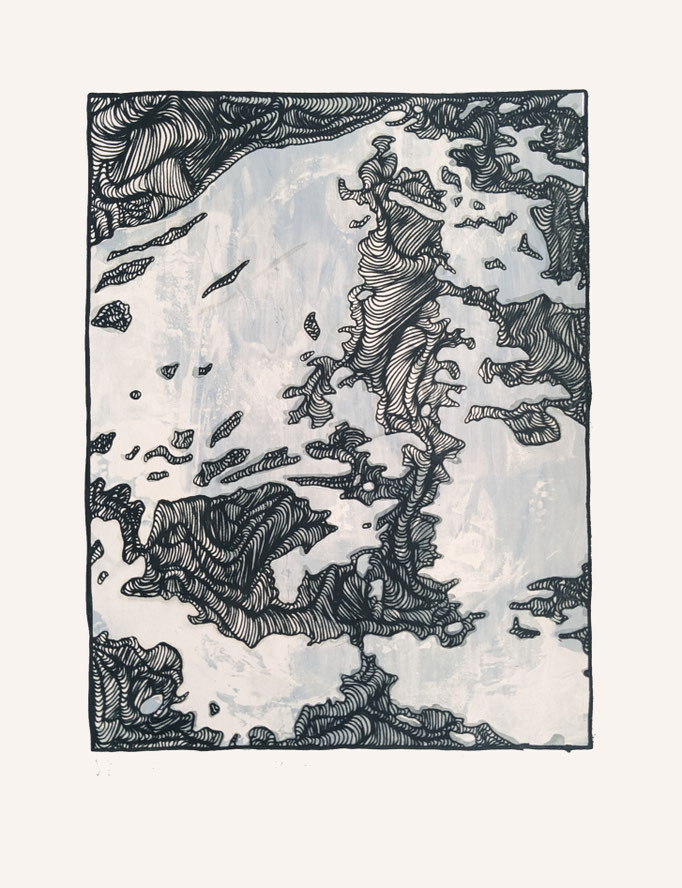 hidden earth 12/12, 40 x 30 cm, screen print, 26