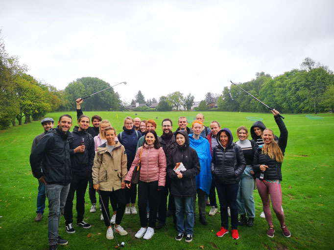 bonler, Teamausflug Golf-Anfängerkurs 2022