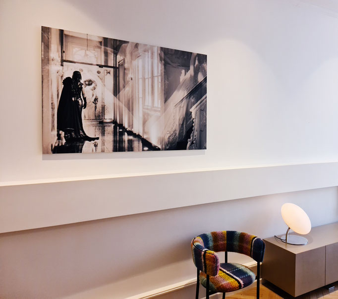 Series Sem on the wall in a client's home